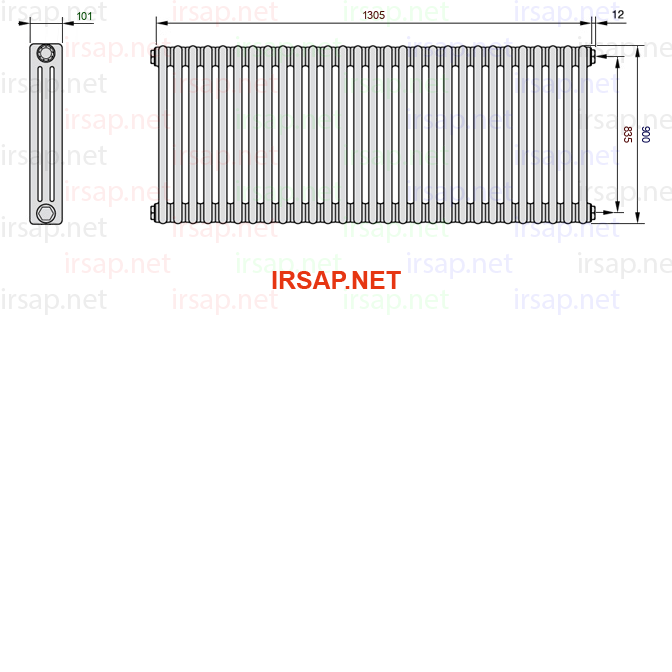 Радиатор IRSAP Tesi 30900/29 T30 CL 01